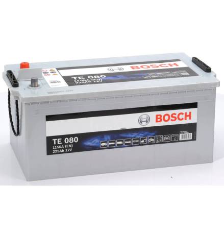 Bilbatteri 12V 225Ah Bosch TE080 EFB teknik.LxBxH:480/518x27