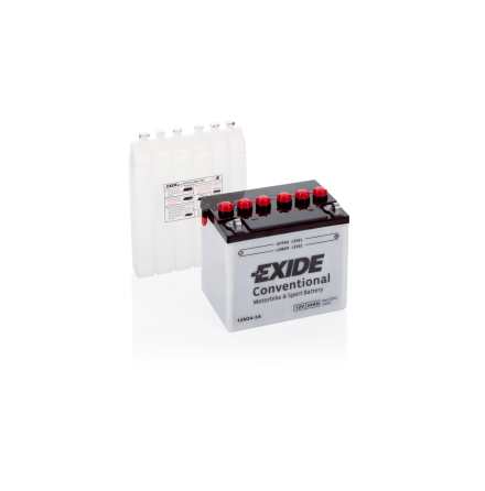 Tudor Exide MC batteri 24Ah 12N24-3A 4501lxbxh=184