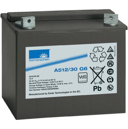 Gelbatteri 12V 40Ah Sonnenschein A512/40 G6.
