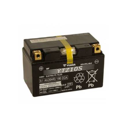 Yuasa Mc batteri YTZ10S Hg Effekt AGM 12v 9,1 Ah