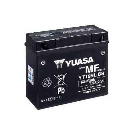 Yuasa Mc batteri YT19BL-BS MF AGM 12v 17,7 Ah