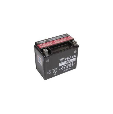 YUASA MC batteri YTX12-BS LxBxH: 150x87x130mm