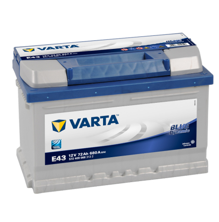 Varta Blue Dynamic 12v 72Ah E43