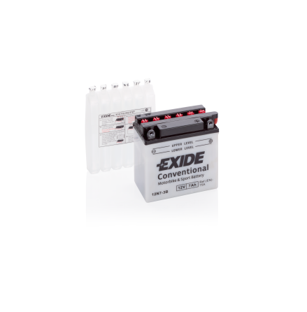 Tudor Exide Mc batteri 7 Ah 12N7-3B 135x75x133mm