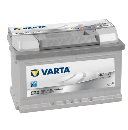 Varta Silver Dynamic 12v 74Ah E38