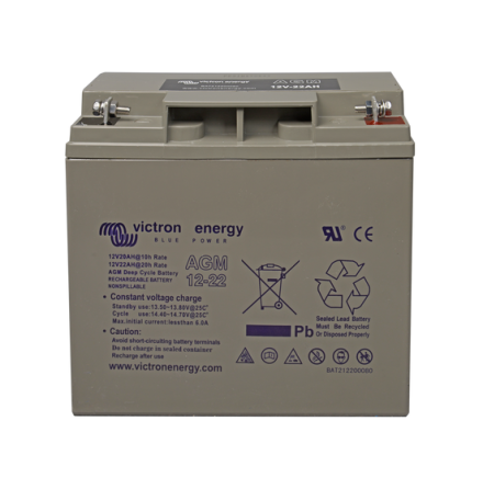 Victron 12V 22Ah AGM Deep Cycle Batteri.