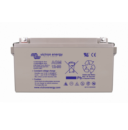 Fritidsbatteri 80Ah GEL Tudor Exide GEL ES900 LxBxH:353x175x190mm -  batteriexpressen