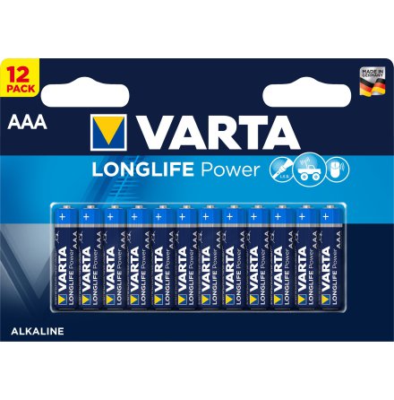 VARTA LONGLIFE Power AAA/LR03 12-PACK
