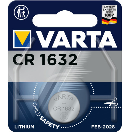 Varta Knappcell Lithium CR1632 3v 1st