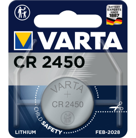 Varta Knappcell Lithium CR2450 3v 1st