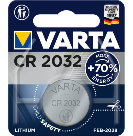 Varta Knappcell Lithium CR2032 3v 1st