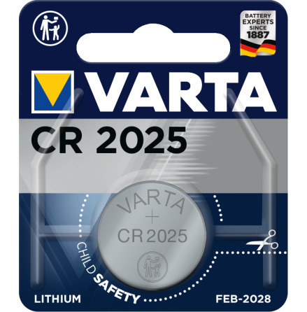 Varta Knappcell Lithium CR2025 3v 1st