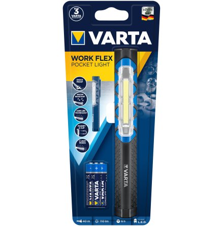 Varta Work Flex Pocket Light. 3AAA Ingr.