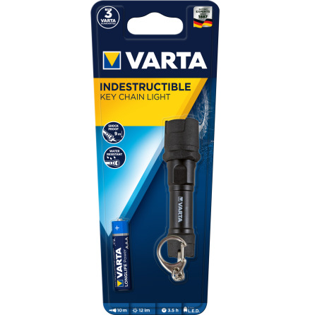 Varta Ficklampa Indestrucible Key Chain Led  1 AAA ingr