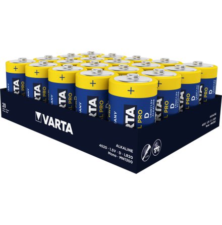 Varta Industrial PRO Alk D 20st