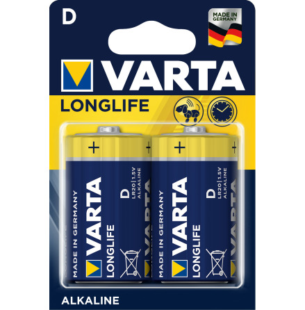 Varta Longlife Power Alk D 2st