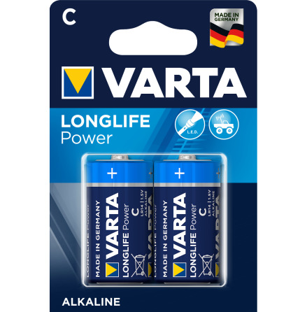VARTA LONGLIFE Power C/LR14 2-PACK