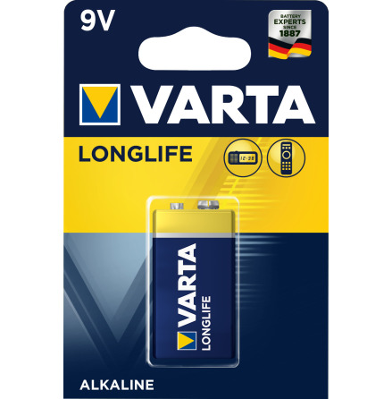 VARTA LONGLIFE 9V/6KR61 1-PACK