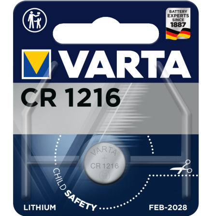 Varta Knappcell Lithium CR1216 3v 1st