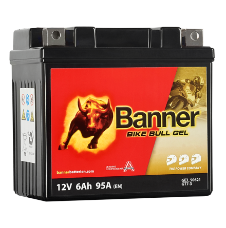 Banner Mc Batteri GEL GT7-3 12V 6Ah