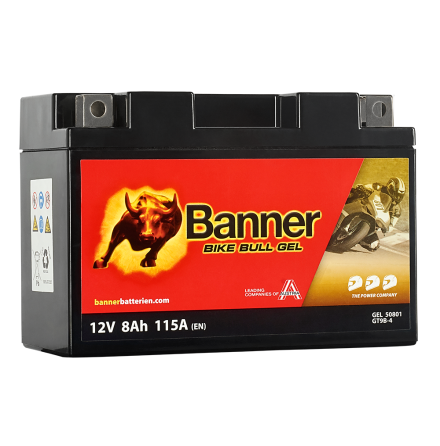 Banner Mc Batteri GEL GT9B-4 12V 8Ah