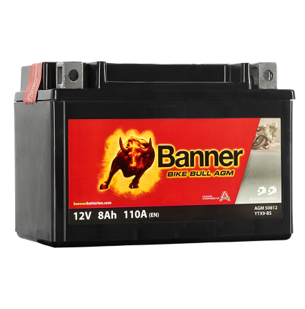 Banner Mc Batteri AGM YTX9-BS 12V 8Ah