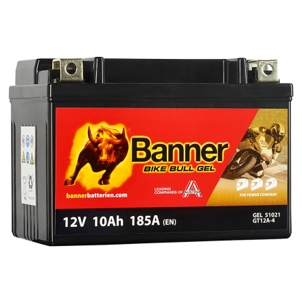 Banner Mc Batteri AGM YTX12-BS 12V 10Ah