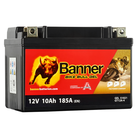 Banner Mc Batteri GEL GT12A-4 12V 10Ah