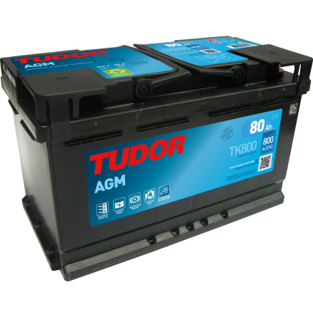 Tudor Exide 12V 80Ah AGM