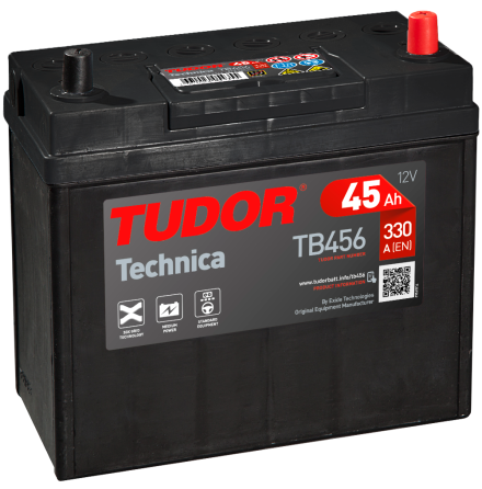 TUDOR EXIDE 45Ah TB456 Technica Startbatteri