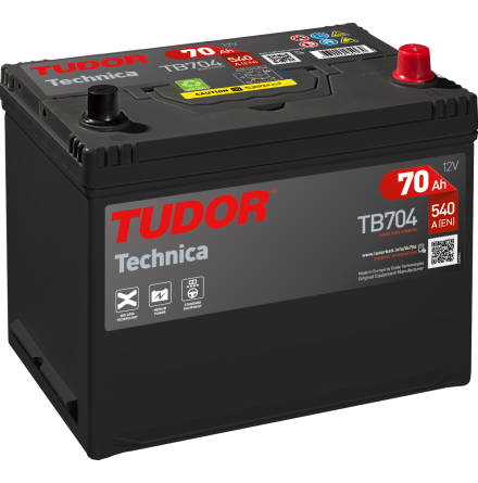 TUDOR EXIDE 70Ah TB704 Technica Startbatteri