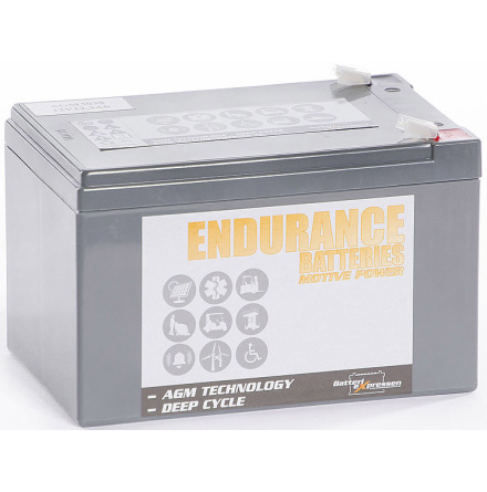 ENDURANCE AGM Batteri 12V 12,3Ah CCA174A
