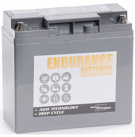 ENDURANCE AGM Batteri 12V 18,5Ah CCA88A