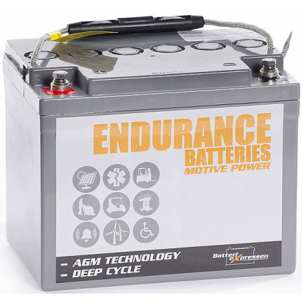 ENDURANCE AGM Batteri 12V 30Ah CCA166A