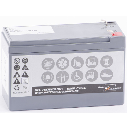 ENDURANCE GEL Batteri 12V 8Ah