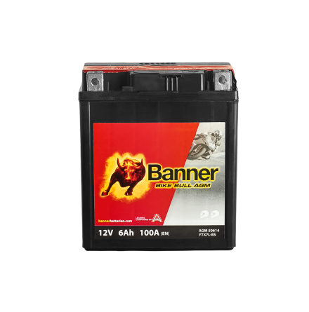 Banner Mc Batteri AGM YTX7L-BS 12V 6Ah