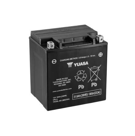 Yuasa Mc batteri YIX30L-BS Hg Effekt AGM 12v 31,6 Ah