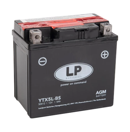 LP Mc Batteri AGM 12v 4,5Ah YTX5L-BS