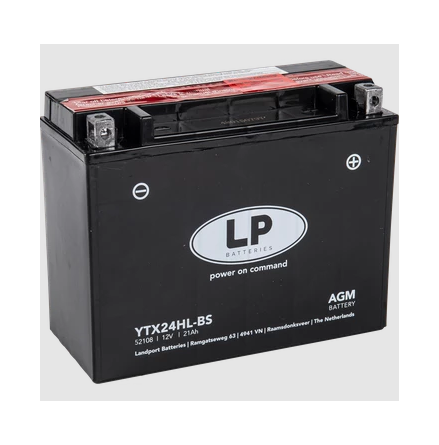 LP Mc Batteri AGM 12v 21Ah YTX24HL-BS