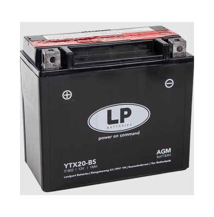 LP Mc Batteri AGM 12v 18Ah YTX20-BS