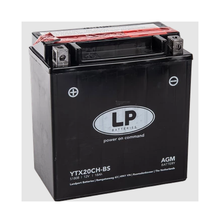 LP Mc Batteri AGM 12v 18Ah YTX20CH-BS