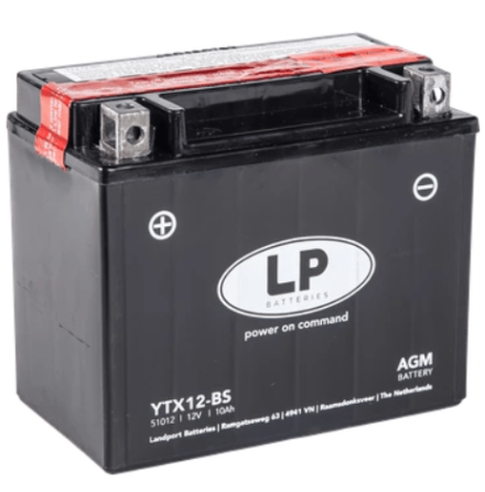 LP Mc Batteri AGM 12v 10Ah YTX12-BS