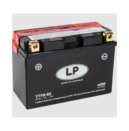 LP Mc Batteri AGM 12v 8Ah YTX9B-BS