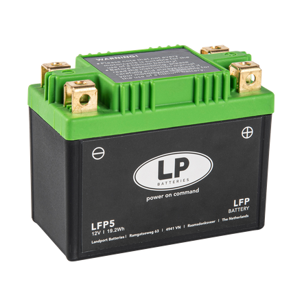 LP Litium Mc batteri YTX4L-BS mfl. 12v 19,2Wh