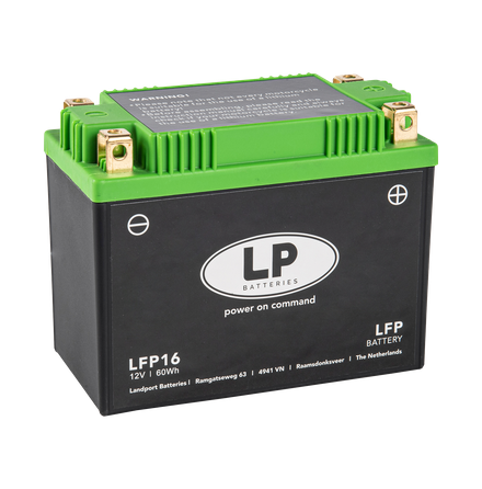 LP Litium Mc batteri YTX15L-BS mfl. 12v 60Wh