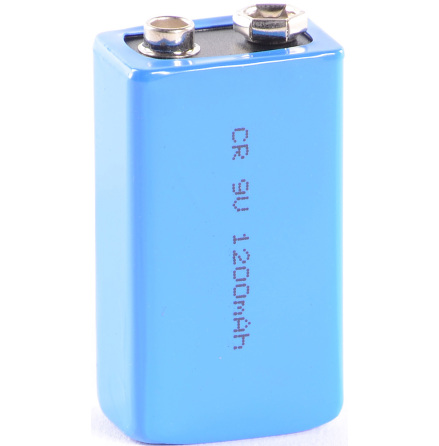 9V Litium batteri 1200mAh