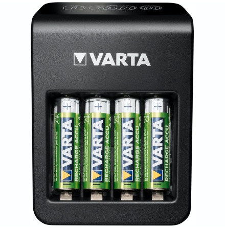 Varta laddare LCD. Laddar AA,AAA,9V. 4st AA 2100mah ing.