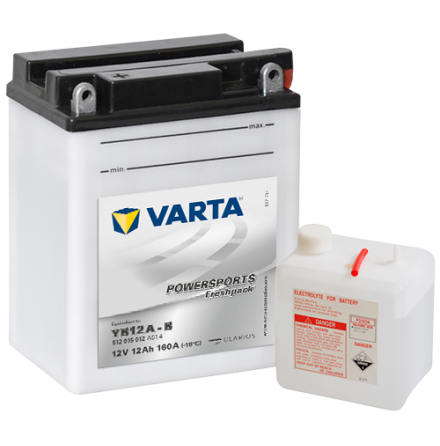 Varta Mc-batteri YB12A-B 12v 12Ah