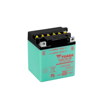 Yuasa Mc batteri 12N5.5A-3B 12v 5,8 Ah