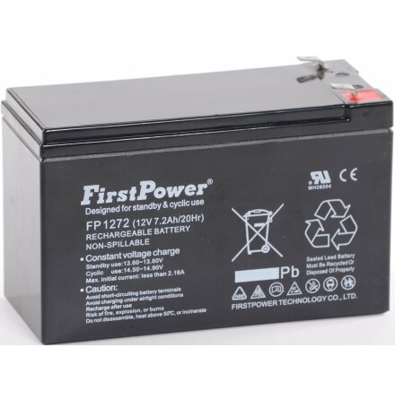 First Power Vrla 12v 7,2Ah FP1272